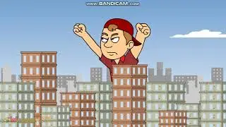 Bobby destroys the buildings / Grounded