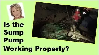 Is the Sump Pump Working Properly?  We Check it Out!
