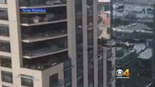 Scaffolding Breaks Off, Crashes Into Denver Four Seasons Hotel