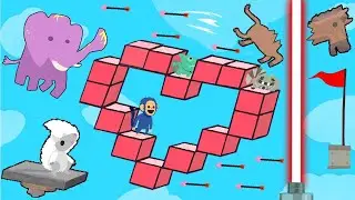 ИМ БЫЛО БОЛЬНО И СМЕШНО ОДНОВРЕМЕННО! - Ultimate Chicken Horse!