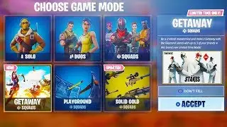*NEW* GETAWAY GAMEMODE LTM GAMEPLAY in Fortnite! (NEW Fortnite GETAWAY GAMEMODE TRAILER)