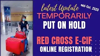 Red Cross ECIF Online Registration | Temporarily Put On Hold  | Latest Update | Vlog 84