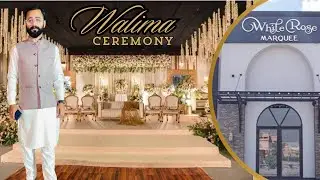 Walima Ceremony | White Rose Marqee | Ahmed Ki Roznama Vlogging