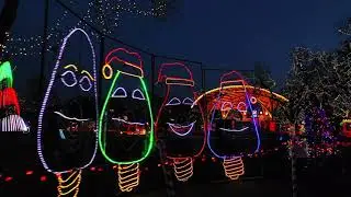 2020 UWL Winter Aerials of Rotary Lights