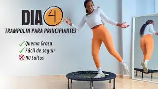 RETO DIA 4 TRAMPOLIN | Rutina completa ejercicio diario en casa | Jumping 15 minutos