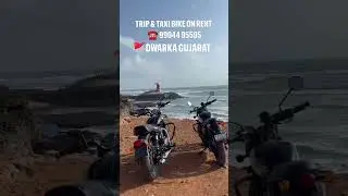 Royal Enfield bike on rent dwarka 👑🚩🛵💨