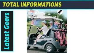 Amazing 2 Packs Magnetic Golf Cart Fan: Portable Powerhouse for Golf & Cruise