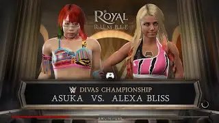 Brand Warfare WWE Royal Rumble: Asuka vs Alexa Bliss (Divas Title)
