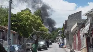 Haitian residents flee from the gang violence in Port-au-Prince
