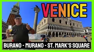 Best of Venice Burano Murano St Mark Square | Italy Travel Gondola Ride Colorful Islands Glassmaking