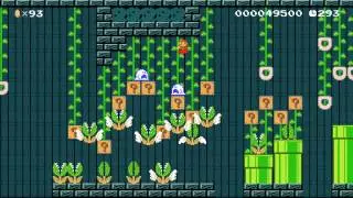 Super Mario Maker Spooky Question and Donut Block Vineyard