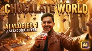 🍫 Chocolate World AI Vlog 😍 | Best Chocolate Ever?! | AI Vlog Episode 3 @tech_tahzib 