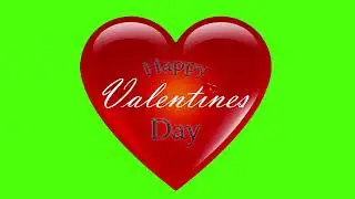 Happy Valentines Day Green Screen