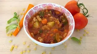 30 Minute Minestrone Soup - FREEZER MEAL - Episode 40