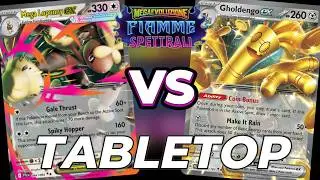 Mega Lopunny Ex Vs Gholdengo Rocks | TableTop Gameplay | Pokemon TCG: PHANTASMAL FLAMES