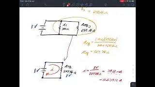Solución de una red eléctrica por la Ley de Ohm