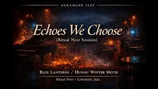 Echoes We Choose (Ritual Noir Session) &mdash; Blue Lanterns / Hunnu Winter Motif