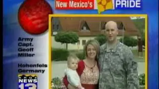 Military greetings from Capt. Geoff Miller