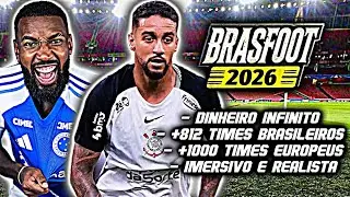 SAIU! NOVA ATUALIZAÇÃO BRASFOOT 2026 MOBILE DINHEIRO INFINITO +800 TIMES BRASILEIROS TODOS EUROPEUS