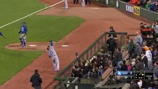 LAD@SF: Adrian makes nice catch on foul popup