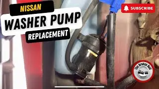 Windshield Washer Pump Removal and Installation- 2005-2012 Nissan Frontier