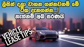 මේ ටික නොදැන ලීසිං දැම්මොත් නාගන්න තමයි වෙන්නේ | LEASING IN SRI LANKA SINHALA GUIDE