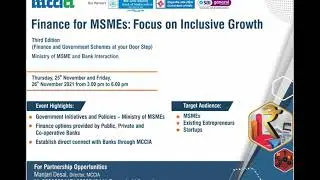 The Role of Banking Sector in Strengthening MSMEs | Bank of Maharashtra | MCCIA Finance for MSMEs