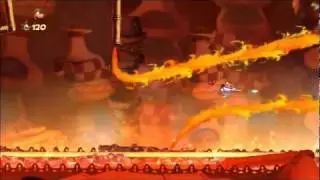 Rayman Origins (1080i HD) Walkthrough Part 75 - You're on Fire! - Electoons & Lum Medal