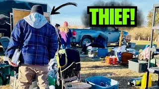 There's A Fight At The Flea Market!