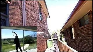 WINDOW CLEANING  ✅WATER FED WINDOWS TIGHT NARROW SPACES