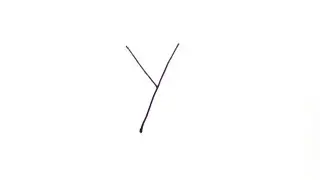 Amazing drawing Y Letter into Eagle easy and simple | how to turn Y Letter into a Eagle Step by Step