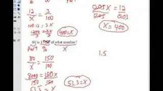 Solving Percent Problems
