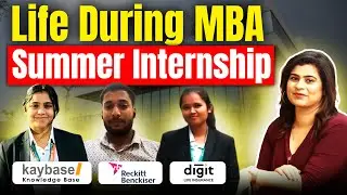 MBA Summer Internship Experience + Interview Tips | Placement Guide ft. IBA Students