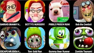 BARRA'S GRANNY HOUSE,BETTY'S NURSERY!,PIBBLE PRISON RUN!,Bob the Dentist!...