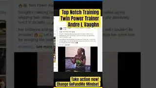 Tranzact Card: Andre L Vaughn (Twin) change GoFund Me mindset #shorts #gofundme
