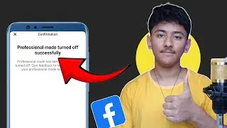 How To Turn Off Professional Mode On Facebook | 2024🔥 |
