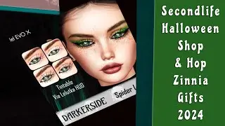 Secondlife Halloween Shop & Hop Zinnia Gifts & 950L$ Gift Cards 2024
