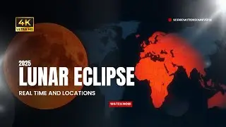 Lunar Eclipse 2025 🌑 World Visibility Map | Blood Moon September 7 (India, USA, Europe Timings)