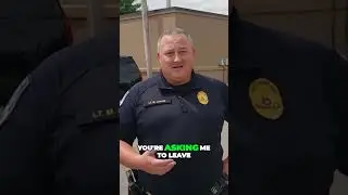 Confrontation on Private Property Challenging Authority and Maintaining Rights.  #cop #police #leo