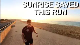 Tough 11K Before Sunrise on Weymouth Seafront #over50runner #marathontraining #runner