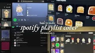 how to make spotify playlist covers (mobile & pc) | FREE TEMPLATES! ; philippines 💐