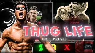 🔥 TRENDING THUG LIFE FULL EDIT FREE PRESET IN ALIGHT MOTION || XML + ALIGHT LINK 💀