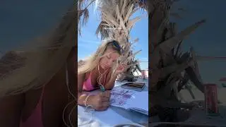 The best beach activity🌺#beach #beachvibes #beachactivities #florida