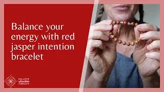 Balance Your Energy with Red Jasper Intention Bracelet