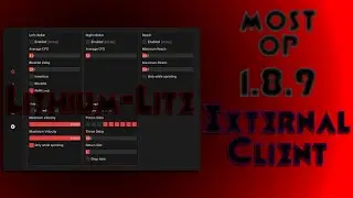 Most Overpowered External Client for 1.8.9 | lithium-lite