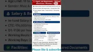Hitachi Hi - Rel Power Electronics At Walk In Interview 2025 | Freshers | Trainee | Vinodjobtips ||