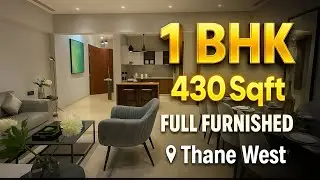 1 BHK Full Furnished Flat || 430 Sqft || Thane west 