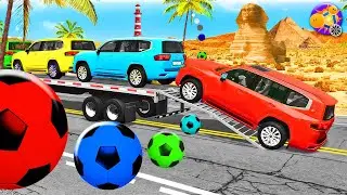 BeamNG Crash Physics | High-Speed Truck Impacts #29 🧯