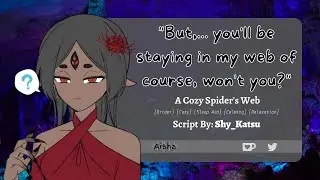 [F4A] A Cozy Spider's Web [Drider] [Cozy] [Monster Girl] [Cave Ambience] [Sleep Aid] [Calming]