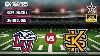 College Football 25 - Dynasty - 2024 Season - Liberty vs Kennesaw State